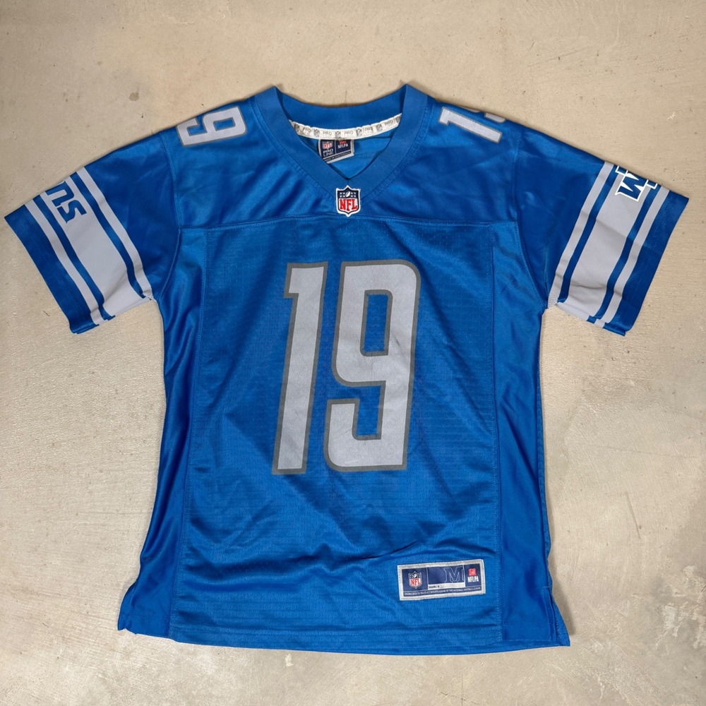 NFL Pro Line Detroit Lions Kenny Golladay 19 Jersey Blue Kids Medium